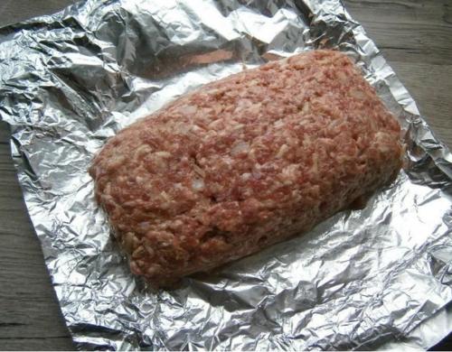 Мясной хлеб в духовке. 05