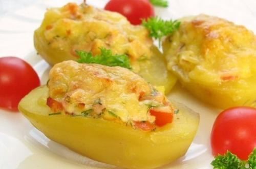 Фаршированный картофель. Ингредиенты: Фаршированный картофель. Ингредиенты:
