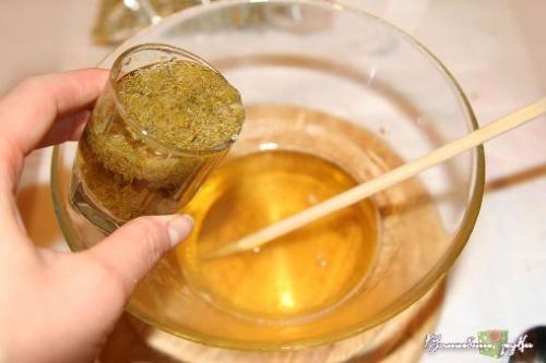 Компресс для лица с ромашкой.