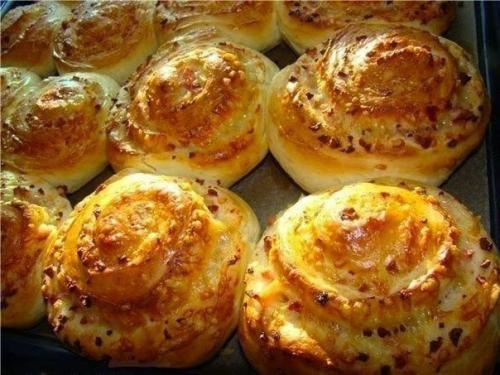Сырные булочки.  Ингредиенты: