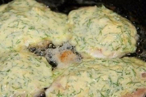 Куриные отбивные с сыром. 08