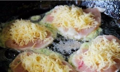Куриные отбивные с сыром. 07