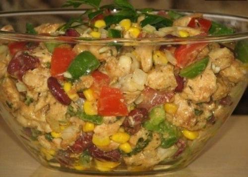 Салат без майонеза. Салат без майонеза.