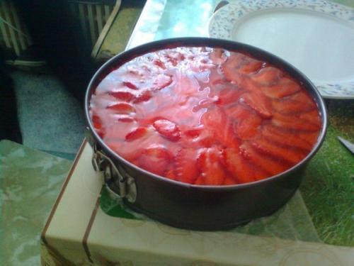 Чизкейк без выпечки с клубникой. 01 Чизкейк без выпечки с клубникой. 01