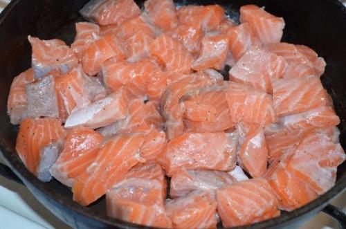 Семга в Сливочно - Чесночном Соусе. 03 Семга в Сливочно - Чесночном Соусе. 03