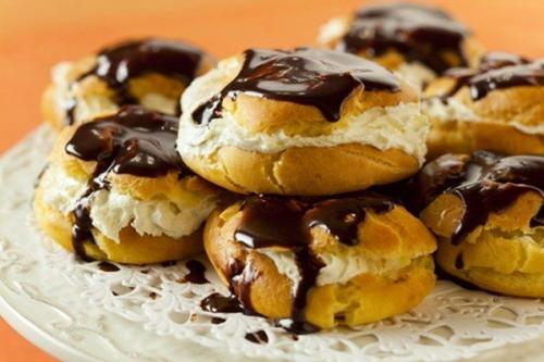 Заварные пирожные.  Ингредиенты: