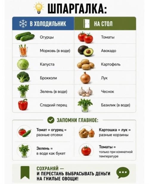 Вы покупаете свежие овощи а через 2 дня они уже в мусорке, знакомо? 07