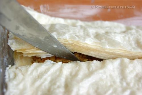 Баклава турецкая. Для приготовления пахлавы нужно: 05 Баклава турецкая. Для приготовления пахлавы нужно: 05