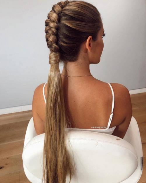 10 объёмных плетений на длинные волосы! 08