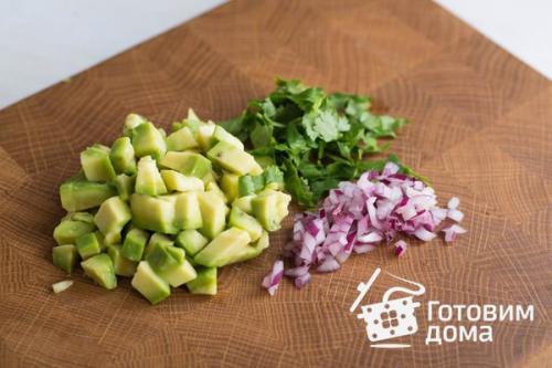 Брускетта с гуакамоле и креветками. 05 Брускетта с гуакамоле и креветками. 05