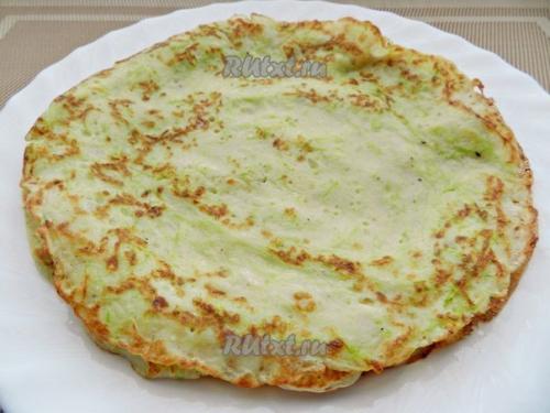 Кабачковые блинчики.  Ингредиенты: 03