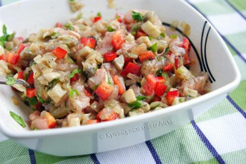 Куриные голени, фаршированные шампиньонами. 04 Куриные голени, фаршированные шампиньонами. 04