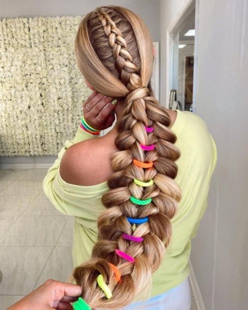 10 объёмных плетений на длинные волосы! 02