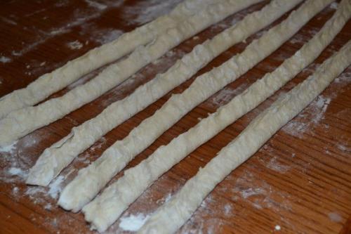 Сырные улитки.  Ингредиенты: 02