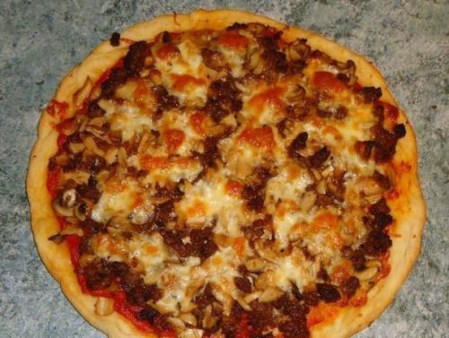 Тонкая пицца 2 начинки. 09 Тонкая пицца 2 начинки. 09