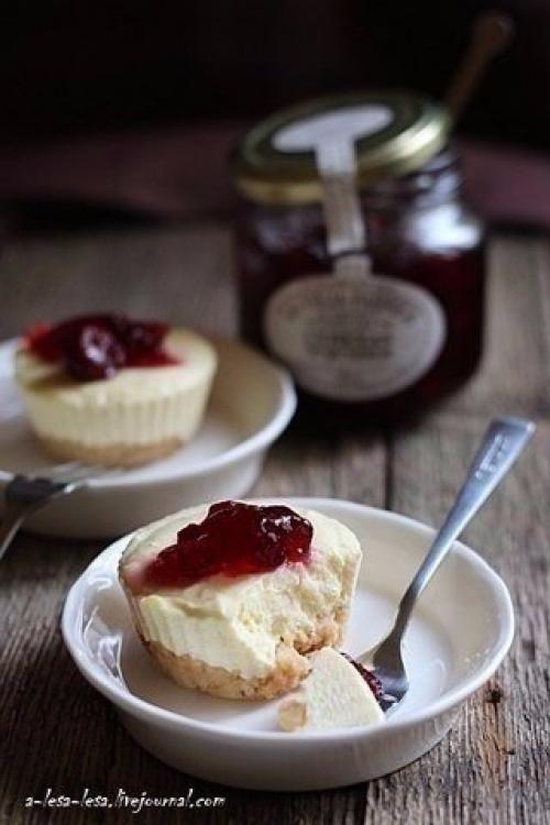 Мини - чизкейки за 5 минут (в микроволновке).