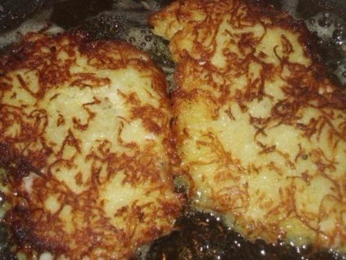Куриная отбивная в картофельной панировке. 04 Куриная отбивная в картофельной панировке. 04