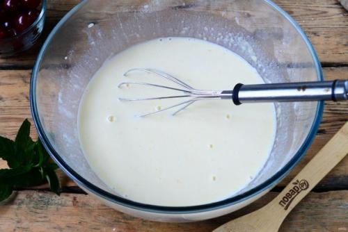 Блины с вишней под сметаной. 04 Блины с вишней под сметаной. 04