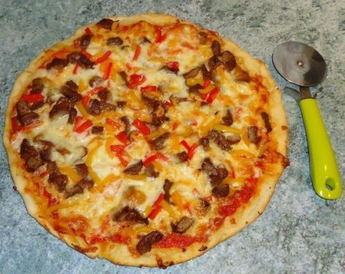 Тонкая пицца 2 начинки. 07 Тонкая пицца 2 начинки. 07