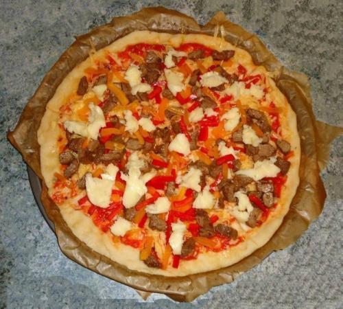 Тонкая пицца 2 начинки. 06 Тонкая пицца 2 начинки. 06