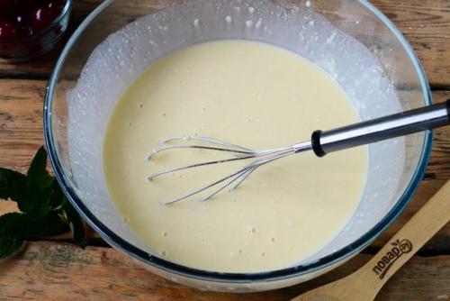 Блины с вишней под сметаной. 05 Блины с вишней под сметаной. 05