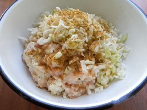 Ленивые голубцы. Фарш куриный (лучше пополам - Филе + красное куриное мясо) - 350 г;. 01 Ленивые голубцы. Фарш куриный (лучше пополам - Филе + красное куриное мясо) - 350 г;. 01