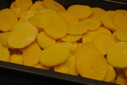 Картофель с шампиньонами в сметане. 03