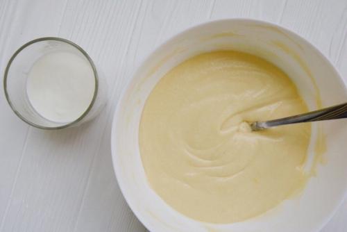 Ванильный кекс с влажной шоколадной начинкой. 03