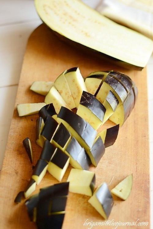 Соте из баклажанов. 01