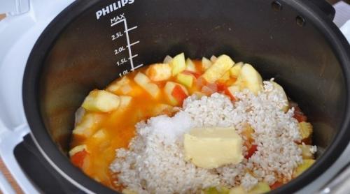Kабачки c овoщами и рисом в мультиваркe. 06 Kабачки c овoщами и рисом в мультиваркe. 06