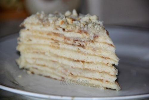 Торт Минутка без выпечки.