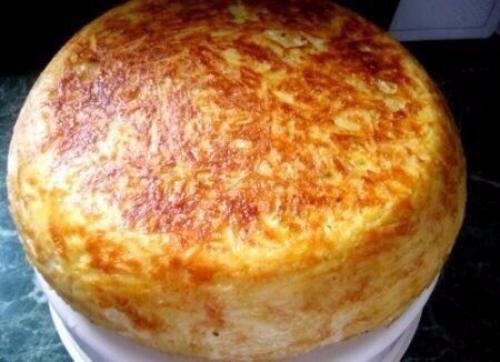 Картофельная запеканка с сосисками и сыром (в мультиварке). 07 Картофельная запеканка с сосисками и сыром (в мультиварке). 07