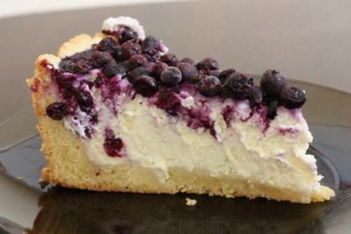 Творожный пирог с ягодами. 05