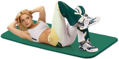 Тренировка на нижний пресс.