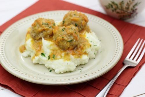 Детское меню.  1. ежики в духовке.