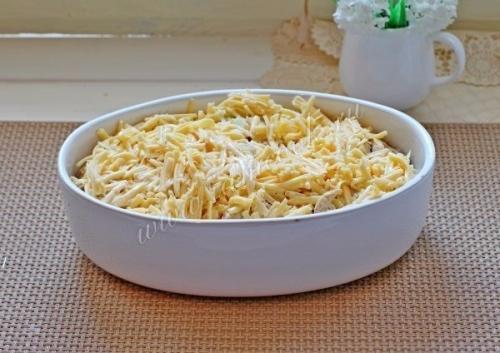 Диетическая запеканка из цветной капусты с куриной грудкой. Запеканка из цветной капусты и курицы.