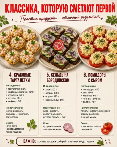 Собрала 12 быстрых идей для случая, когда гости уже почти на пороге, а на столе пока только скатерть и лёгкая паника. 02