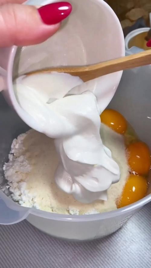 Обалденная творожная запеканка, как в детском садике. 01