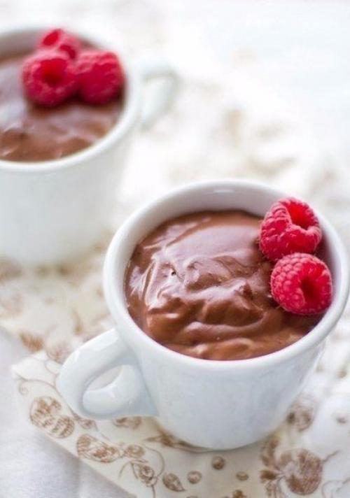 Шоколадный пудинг за 10 минут.