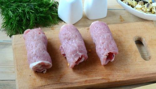 Сочные мясные рулетики. 05