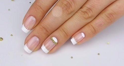 Французский маникюр маркером (пошаговый урок).