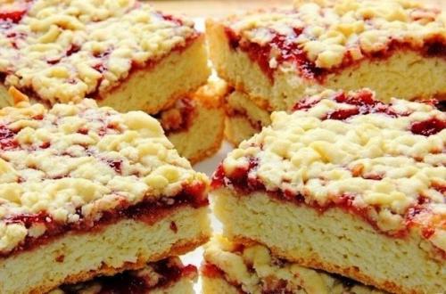 Кучерявый пирог с вареньем. 02 Кучерявый пирог с вареньем. 02