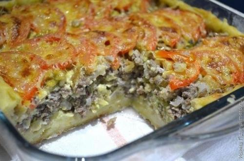 Открытый мясной пирог. 08 Открытый мясной пирог. 08