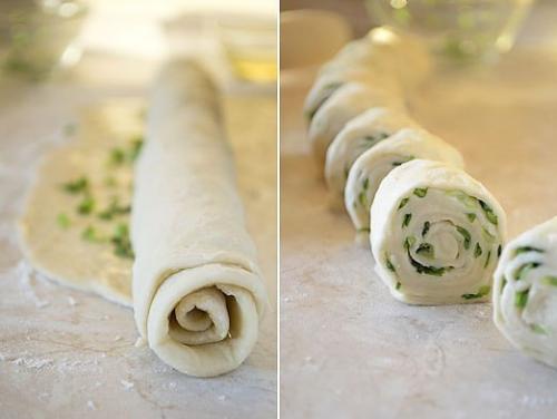 Китайские лепешки с зеленым луком. 06 Китайские лепешки с зеленым луком. 06