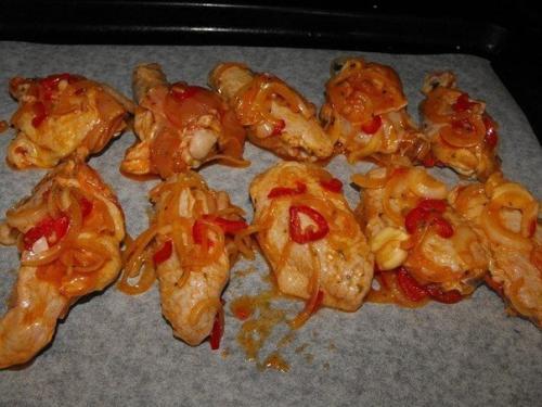 Чесночные куриные крылышки. 05 Чесночные куриные крылышки. 05