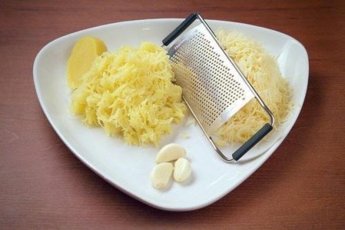 Фаршированные шампиньоны.  Ингредиенты: 03