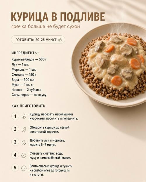 Даже обычный гарнир - будь то картофельное пюре, гречка, рис или макароны - заиграет по-новому, если добавить к нему удачный соус. 06