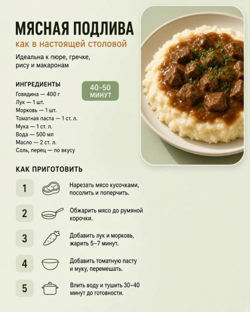 Даже обычный гарнир - будь то картофельное пюре, гречка, рис или макароны - заиграет по-новому, если добавить к нему удачный соус. 01