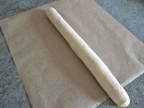 Рулет - плетёнка.  Тесто: 02