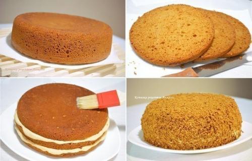 Медовик со сливочным кремом. 02 Медовик со сливочным кремом. 02